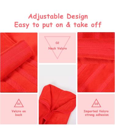 Buy Pettom Dog Bumper Microfiber Towel - Quick-Drying Bathrobe for Small Medium & Large Dogs (L Red) | Premium Bathing Accessories - Buy Online on GoSupps.com