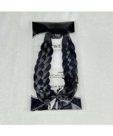 TOECWEGR Braided Hair Band 5 Strands Hair Scrunchie Classic Chunky Elastic Synthetic Headband Women's Beauty Accessories B07 - Buy Online on GoSupps.com