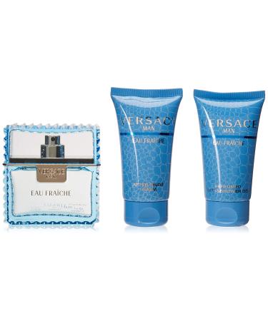 Versace Man Eau Fraiche Fragrance Set, 3 Count