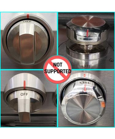 Vadiff Silicone Gas Stove Child Safety Knob Locks | Oven Knob Guard (5 Pk) (Blue) - Buy Online on GoSupps.com