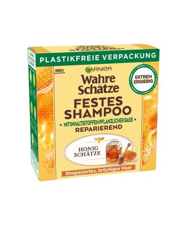 Garnier Garnier Fixing Shampoo Repairing Shampoo with Honey and Beeswax strengthens protects and nourishes damaged and brittle hair True Treasures 60g