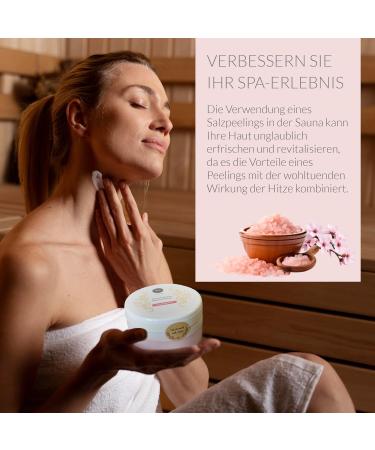 r ju.mo Salt Scrub for Face and Body for Soft and Supple Skin Against Impurities (Cherry Blossom) Pack of 1 (1 x 400g) - Buy Online on GoSupps.com