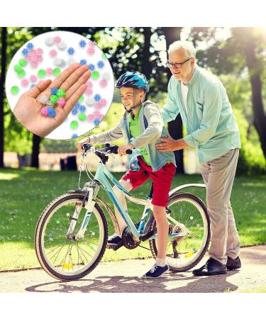 Kids Bike Spoke Beads Glow in The Dark - Plastic Multicolor Luminous Wheel Decorations (216PCS) - Buy Online on GoSupps.com