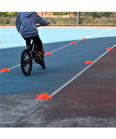 TIANOR 10 Pack Disc Cones Set for Agility Training - 5 Colors (Red, Orange, Yellow, Green, Blue) - Buy Online on GoSupps.com