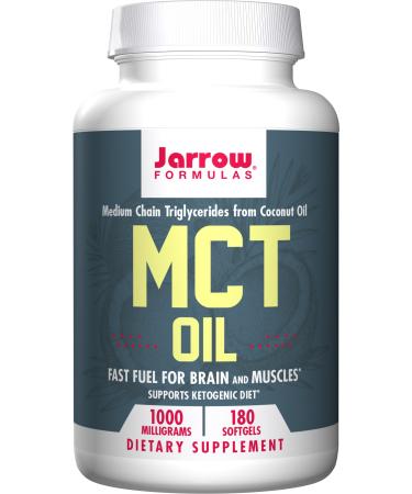Jarrow Formulas MCT Oil 1000 mg 180 Softgels