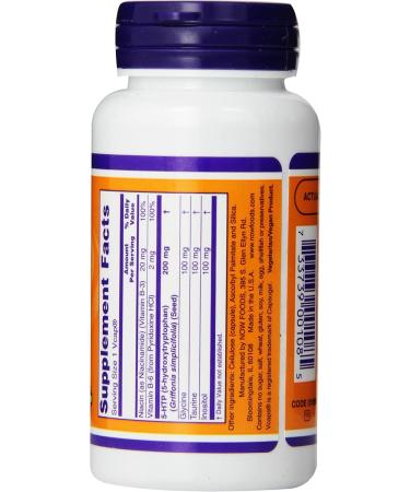 Buy 5-HTP 200mg 60 VegiCaps (Pack of 2) - Premium Mood Support Supplement - Fast International Shipping - Buy Online on GoSupps.com