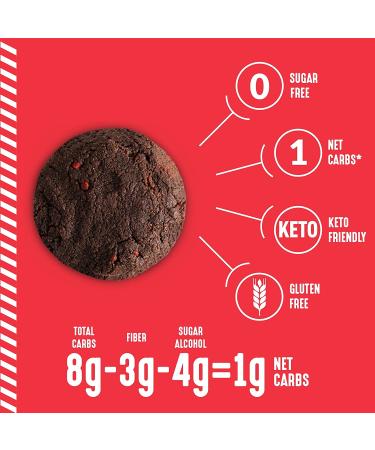 Lakanto Sugar Free Keto Chocolate Peppermint Cookie Mix - Monk Fruit Sweetened | Keto & Vegan | 1g Net Carb | Gluten Free | 12 Cookies - Buy Online on GoSupps.com