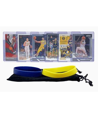 Denver Nuggets Basketball Cards: Nikola Jokic, Jamal Murray, Gary Harris, Paul Millsap, Will Barton ASSORTED Basketball Trading Card and Wristbands Bundle