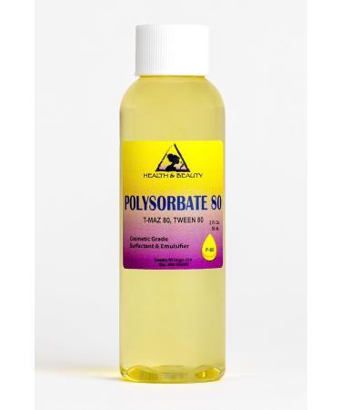 Polysorbate 80 T-MAZ 80 Tween 80 Solubilizer Surfactant & Emulsifier 100% Pure 2 oz - Buy Online on GoSupps.com