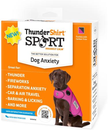 Thundershirt Dog Anxiety Jacket - Fuchsia XS | Best Anxiety Relief Clothing for Dogs - Buy Online on GoSupps.com
