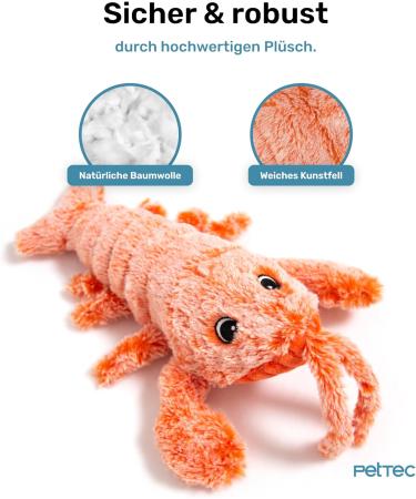 Pettec Interactive Cat Toy - Electric Movable Lobster with Catnip | Self-Employment & Automatic Play for Cats - Buy Online on GoSupps.com