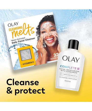 Olay Complete+ Face Moisturizer with Sunscreen SPF 40 For Sensitive Skin Broad Spectrum Sun Protection Fragrence-Free - No White Cast on All Tones Nourishes Moisture Barrier - Ceramides 6 Oz 6 Fl Oz (Pack of 1) - Buy Online on GoSupps.com
