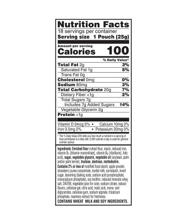 Kellogg's Special K Strawberry Pastry Crisps 100 Calorie Snacks 15.84oz Value Size (36 Crisps) - Buy Online on GoSupps.com