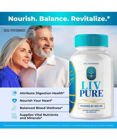 IDEAL PERFORMANCE Liv Pur Capsules Liver Detox Pills - Pack of 5 - 60 Capsules - Buy Online on GoSupps.com