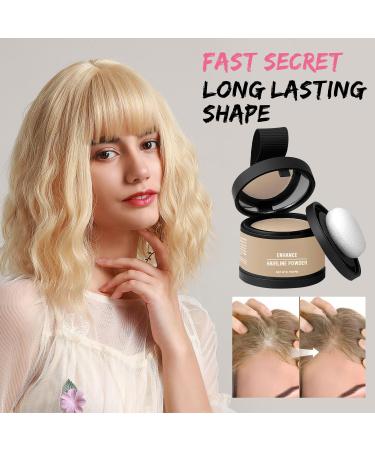 Verronni Hairline Enhancing Powder - Medium Blonde Gray Coverage & Hair Root Concealer with Brush (4 oz) - Perfect for Hair Toppers - International Shipping Available - Buy Online on GoSupps.com