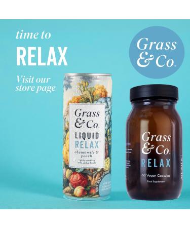  Grass & Co. Grass & Co. Nootropics Drinks with magnesium ashwagandha vitamin B12 vitamin B6 Reishi mushroom and more | Liquid relaxation | Chamomile and peach | Lightly sparkling | Vegan | - Buy Online on GoSupps.com