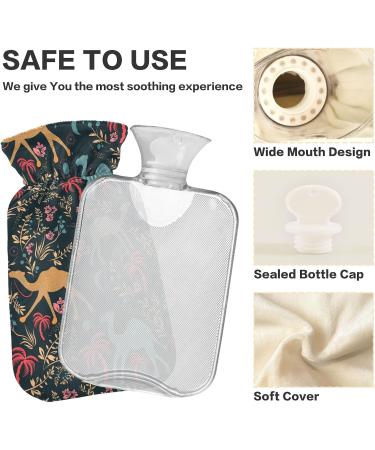 Naanle Animal Camel Hot Water Bottle | 1L Transparent Heat Therapy for Pain Relief | Warm & Cold Use for Bed Hands & Feet - Buy Online on GoSupps.com