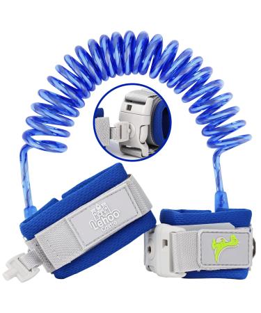 Lehoo Castle Upgraded Anti Lost Wrist Link Kid Harness with Key Lock Safety Wrist Leash for Toddlers Safety Harness for Kids Backpack Leash for Kids (Blue)