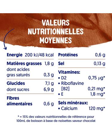 Alpro - Vegetable Drink - Chocolate Hazelnut - 1L - Pack of 8 x 1L - Buy Online on GoSupps.com