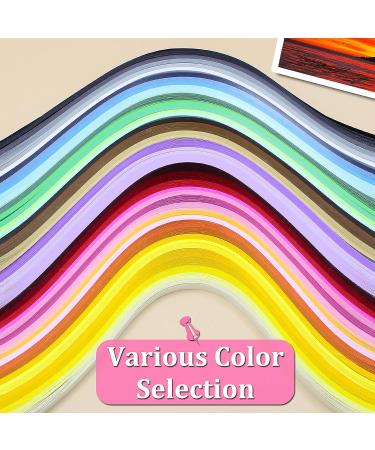 Zorfeter Quilling Paper Strips Kit - 900 Strips, 42 Colors, 7mm Width - DIY Quilling Projects - Buy Online on GoSupps.com