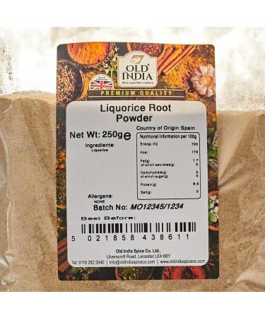 Old India Liquorice Root Powder 250g - Natural Digestive Aid and Immune Booster - Buy Online on GoSupps.com