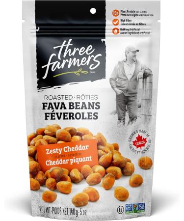 Three Farmers Wholesome Experience Variety Pack | Roasted Lentils Favas & Chickpeas | 3 Pack 140g | Assorted Health Snacks | Gluten-Free Vegan & Kosher High Fiber Plant Protein | Low Fat & Non-GMO Certified - Buy Online on GoSupps.com