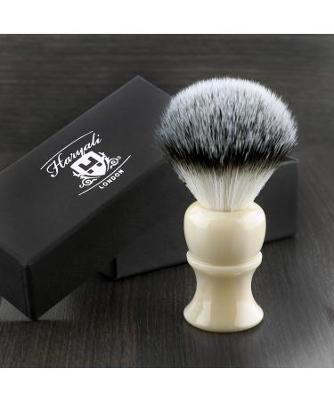 Synthetic hair brush eco-friendly ivory horn handle. Best hair that lasts.