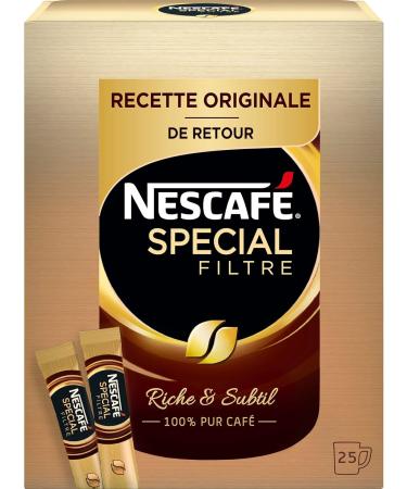 Nescaf Special Filter Coffee Soluble Box of 25 Sticks - Pack of 6 Boxes - Buy Online on GoSupps.com