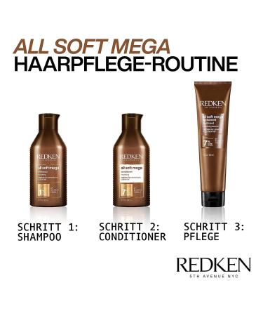 Redken Leave-In Hair Cream for Dry & Broken Hair - 150ml | Hydrated & Enlivened with Aloe Vera | All Soft Mega Hydramelt - Buy Online on GoSupps.com