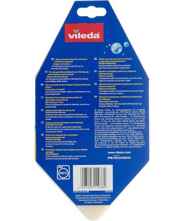 Vileda Bad Blitz Replacement Sponge - Hexagonal Bathroom Cleaning Sponge Scratch-Free | Fast International Shipping - Buy Online on GoSupps.com