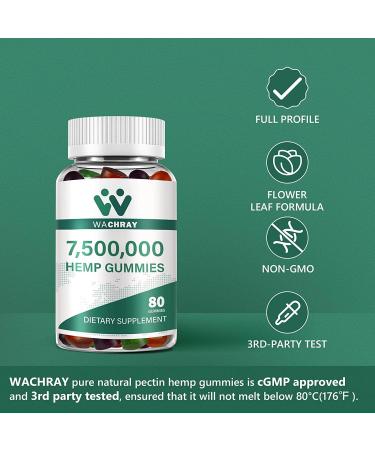 Organic Hemp Gummies Extra Strength Extract - 2 Pack Natural Edible Gummy with High Potency Hemp Oil, Lower Sugar, Made in USA - Buy Online on GoSupps.com
