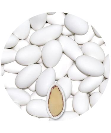 EinsSein Gracile 2 kg dull white wedding almond sweets | baptism, communion, celebrate, party, candybar | Gifts for wedding guests | Almond candy | Badem seker
