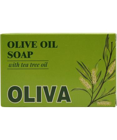  Oliva Oliva | Olive Oil Soap with Tea Tree 100g Bar - Buy Online on GoSupps.com