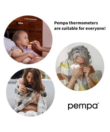Buy Pempa Digital Fever Thermometer - Waterproof with Flexible Tip for Accurate Rectal Oral & Armpit Readings - Fast Shipping Worldwide - Buy Online on GoSupps.com