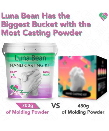 Luna Bean Hand Casting Kit Couples - Hand Mold Kit  Anniversary DIY Gift Couples Gifts for Him & Gifts for Her  Wedding Engagement Gifts for Couples  Girlfriend Boyfriend  Wedding Gifts Husband Wife Couples Casting Kit (... - Buy Online on GoSupps.com