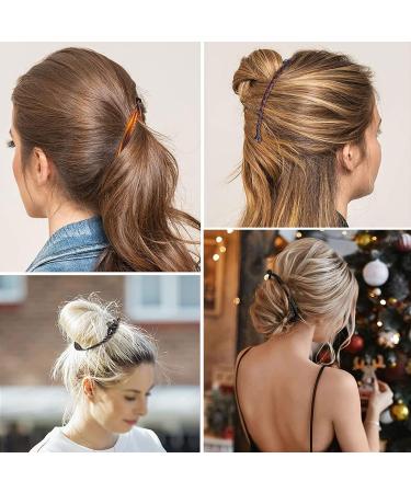 10-Piece Banana Hair Clip Set | Large Double Ridge Clips for Long Hair | Perfect Banana Ponytail Holders for Women & Girls - Buy Online on GoSupps.com