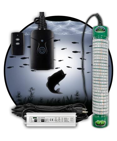 Green Blob Outdoors New White Underwater Fishing Light (White 15000 Lumen w Timer),Submersible w/ 30ft Cord, LED, Fish Attractor, Crappie, Snook, Bass, Diving (15,000 3-Prong Plug, White w/Timer)