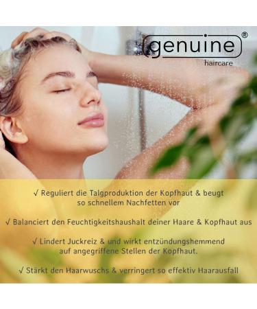  genuine haircare Balance Intense Anti-Dandruff Shampoo for Oily Scalp and Anti-Dandruff Regulates Sebum Production Against Itching and Hair Loss For Extensions 1000 ml - Buy Online on GoSupps.com