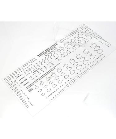 Diamond Gemstone Weight Gauge Gem Sizer Template Tool - Buy Online on GoSupps.com