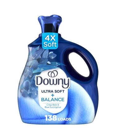 Downy Ultra Soft Fabric Softener Liquid Balance Crisp Rain and Blue Eucalyptus 93 fl oz 138 Loads