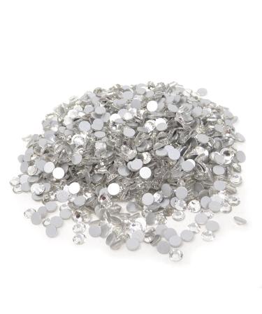 Honbay 1440PCS 4mm ss16 Sparkly Round Flatback Rhinestones Crystals  Non-Self-Adhesive