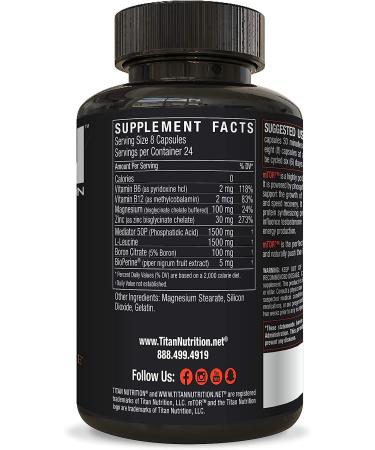 Titan Nutrition mTOR Muscle Synthesizing Matrix - 30 Servings | Build Muscle & Strength | Athletes & Bodybuilders Supplement - Buy Online on GoSupps.com