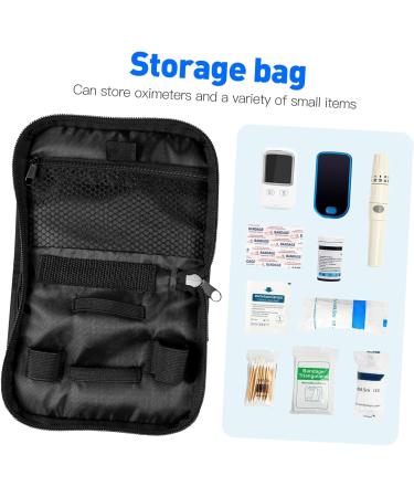 Lurrose Monitor Holder Set - 6 PCS Portable Pulse-Oxygen Case & Measuring Device Storage Bag for Travel & Home - Buy Online on GoSupps.com