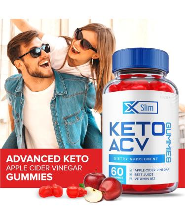 2 Pack Xslim Keto ACV Gummies for Weight Loss | X Slim Keto Plus with Vitamin B12 & Beet Root - 120 Gummies - Buy Online on GoSupps.com