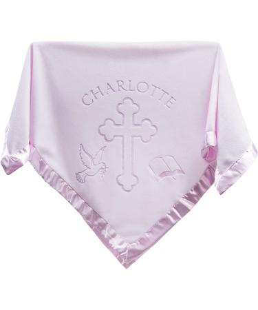 Personalized Baptism Baby Blanket Gift - Custom Catch Christening Blanket for Boy or Girl - Name and Date Customization - Buy Online on GoSupps.com