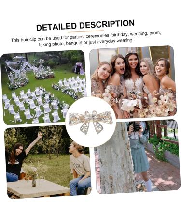 minkissy Clips Hair Jewelry Girls Hair Accessories Women Hairpin Hair Barrettes for Women Fine Hair Large Hair Clip for Women Hair Clasp Large Hairpin White Top Clip Metal Alloy Women's - Buy Online on GoSupps.com