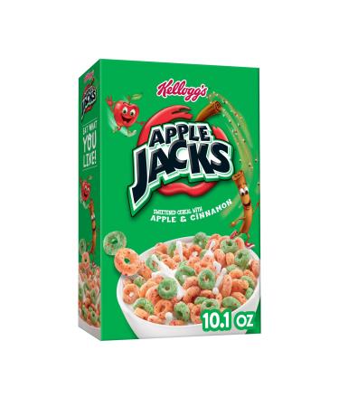 Kellogg's Apple Jacks Breakfast Cereal, 8 Vitamins and Minerals, Kids Snacks, Original, 10.1oz Box (1 Box) Medium