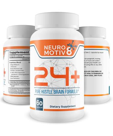 Neuro 24 Brain Enhancement Formula - Boost Your Brain Power and Focus with this Pure Hustle Formula for Improved Performance - Buy Online on GoSupps.com