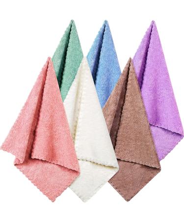 Face Cloths Microfiber Wash Cloth Facial Cleansing Cloth for Face, Soft (12 x 12 Inch, 6 Pieces) - Buy Online on GoSupps.com