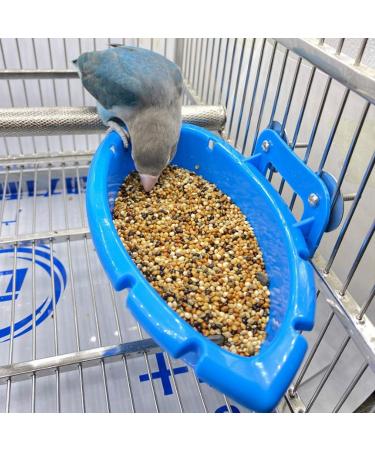luminiu Bird Bath Bowl Cage Hanging Bathing Box Bird Baths Tub Bowl Basin Parrot Bathing Tubs For Small Birds Bathing Room Feeder 18x10x4cm - Buy Online on GoSupps.com